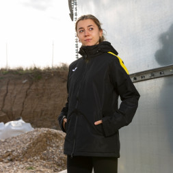 Женский анорак JOMA ALASKA Черный-желтый