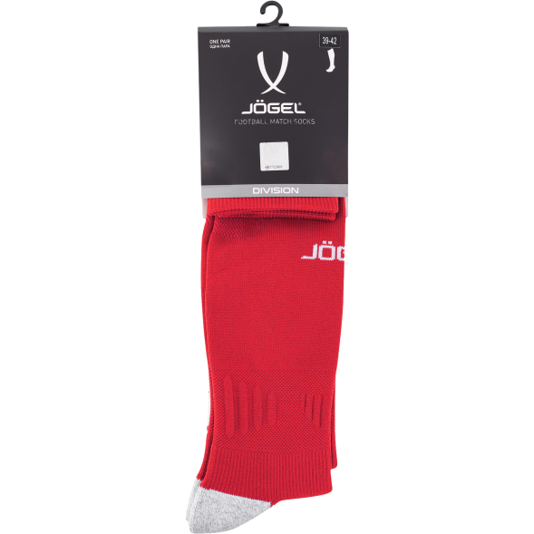 Гетры футбольные JÖGEL Match Socks, красный