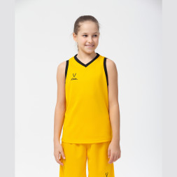Майка баскетбольная JOGEL CAMP Basic, желтый, детский