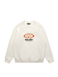 Толстовка KELME Fleece Crew Neck Sweatshirt White