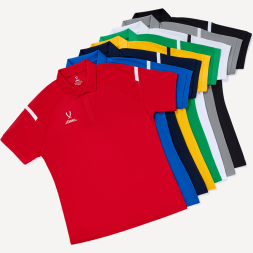 Поло JOGEL CAMP 2 Poly Polo, желтый/черный