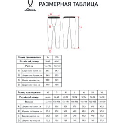 Тайтсы компрессионные JOGEL CAMP PerFormDRY Tight 3/4, черный