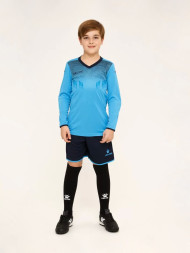 Детская вратарская форма KELME Goalkeeper L/S Suit Kid (Light Blue/Dark Blue)