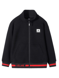 Детская олимпийка KELME Boys Knitted Jacket Black