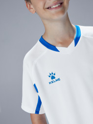 Детская футбольная форма KELME Football Suit (White/Blue)