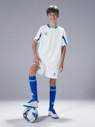 Детская футбольная форма KELME Football Suit (White/Blue)