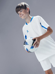 Детская футбольная форма KELME Football Suit (White/Blue)