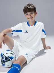 Детская футбольная форма KELME Football Suit (White/Blue)
