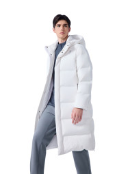 Пуховик KELME Long Down Jacket (Hooded) White