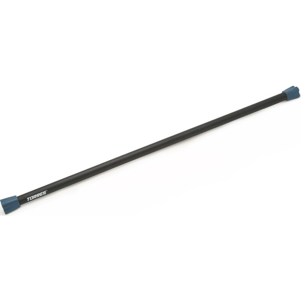 Бодибар TORRES 2 кг, PL525002, металл в неопреновой оболочке, черный