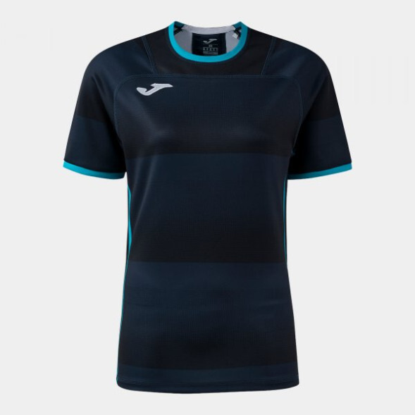 ФУТБОЛКА С КОРОТКИМ РУКАВОМ STONE RUGBY PRO ТЁМНО-СИНИЙ ТУРКУАЗ ФЛУОРЕСЦЕНТНЫЙ