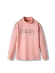 Детский лонгслив KELME Girls Long Sleeve T-Shirt Pink