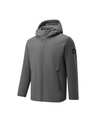 Пуховик KELME Regular Hooded Down Jacket Dark Grey