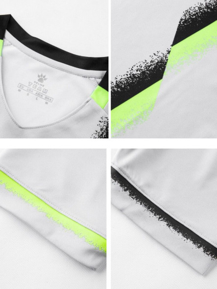 Футбольная форма KELME Short-Sleeved Football Suit (White/Black)