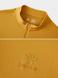 Лонгслив KELME Half-open Long-sleeved T-shirt Yellow