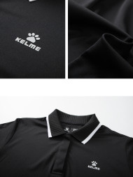 Футболка-поло KELME Short Sleeve Polo Shirt Dark Blue