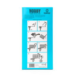 Сетка для наст. тенниса TORRES Hobby, TT5017 в компл. с мет. стойками, синяя