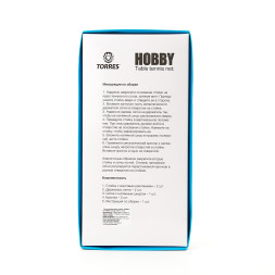 Сетка для наст. тенниса TORRES Hobby, TT5017 в компл. с мет. стойками, синяя
