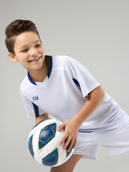 Детская футбольная форма FN Fame Kid (White/Blue)