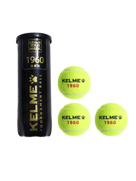 Мячи для тенниса KELME 1960 (3 мяча в тубе) Light Green