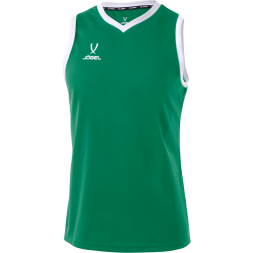 Майка баскетбольная JÖGEL CAMP Basic, зеленый, детский
