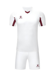 Детская футбольная форма KELME Football Suit (White/Burgundy)
