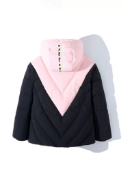 Детский пуховик KELME Girl's Down Jacket (Black/Pink)