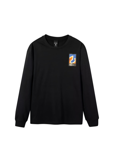 Лонгслив KELME Round Neck Long T Black