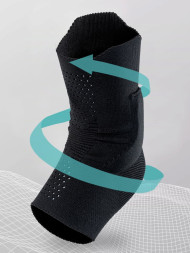Бандаж KELME Knit Compression Ankle Braces Black