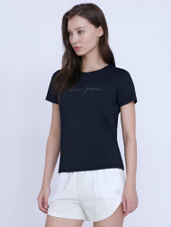 Футболка KELME Round Neck Short Sleeve T-Shirt Dark Blue