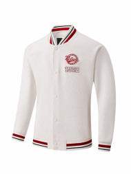 Бомбер KELME Knitted Baseball Jacket White
