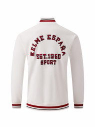 Бомбер KELME Knitted Baseball Jacket White