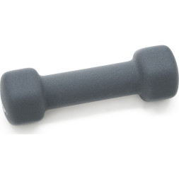 Гантель TORRES 1 кг, PL522501, металл в неопреновой оболочке, форма шестигранник, серый
