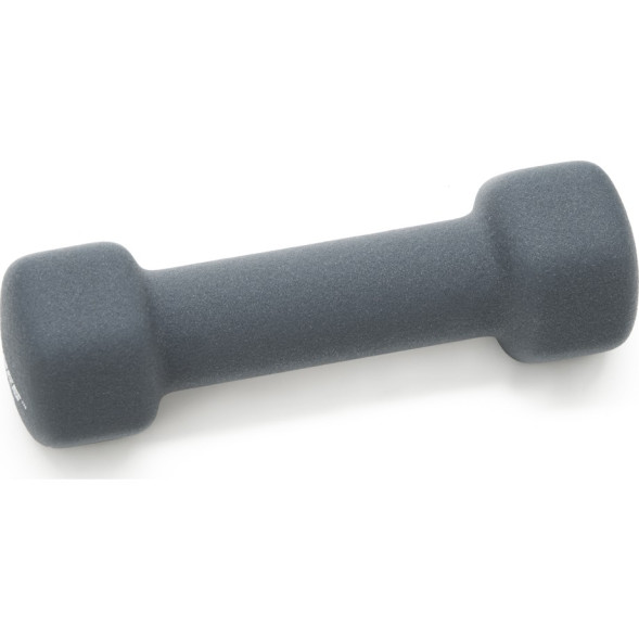 Гантель TORRES 1 кг, PL522501, металл в неопреновой оболочке, форма шестигранник, серый