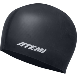 Шапочка для плавания Atemi kids light silicone cap Deep black, силикон, Цвет: черный, KLSC1BK