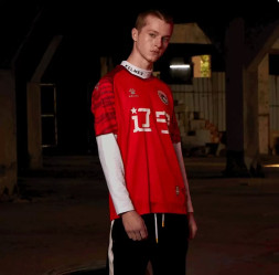 Футбольная форма KELME 19 Years In China Liaoning Hongyun Fan Uniform Red