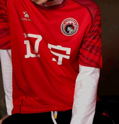 Футбольная форма KELME 19 Years In China Liaoning Hongyun Fan Uniform Red