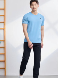 Футболка KELME Round Neck Short Sleeve T-Shirt Light Blue