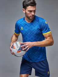 Футбольная форма KELME Short-Sleeved Football Suit (Blue/Dark Blue)