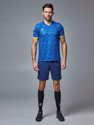 Футбольная форма KELME Short-Sleeved Football Suit (Blue/Dark Blue)