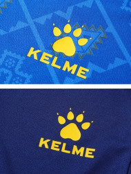 Футбольная форма KELME Short-Sleeved Football Suit (Blue/Dark Blue)