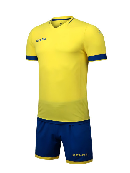 Футбольная форма KELME Short Sleeve Football Set (Yellow/Blue)