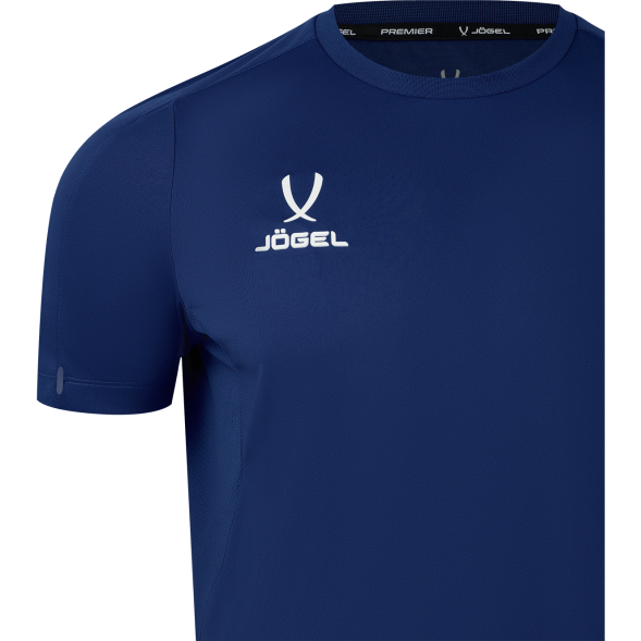 Футболка тренировочная JÖGEL PREMIER PerFormDRY Training Poly Tee, темно-синий
