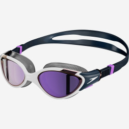 Очки для плав. SPEEDO Biofuse 2.0 POL GOG AF, 8-00445917603, ДЫМЧАТЫЕ линзы, белая оправа