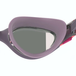 Очки для плав. SPEEDO Biofuse 2.0 POL GOG AF, 8-00445917603, ДЫМЧАТЫЕ линзы, белая оправа