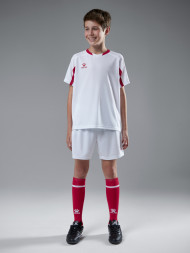 Детская футбольная форма KELME Football Suit (White/Red)