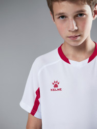Детская футбольная форма KELME Football Suit (White/Red)