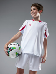 Детская футбольная форма KELME Football Suit (White/Red)