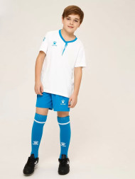 Детская футбольная форма KELME Short Sleeve Football Set (Kids) (White/Light Blue)