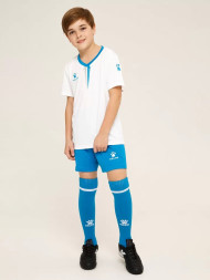 Детская футбольная форма KELME Short Sleeve Football Set (Kids) (White/Light Blue)